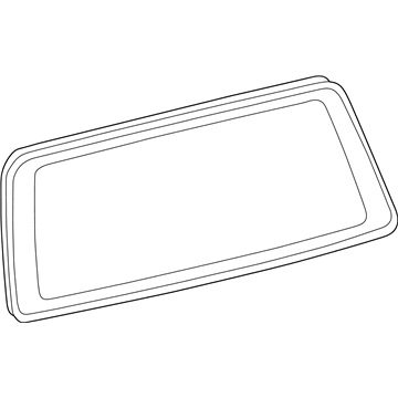 Toyota 68131-60580 Lift Gate Glass