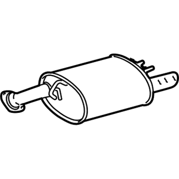 Toyota Camry Tail Pipe - 17440-0P160