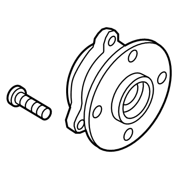 Scion 43502-WB004 Front Hub & Bearing