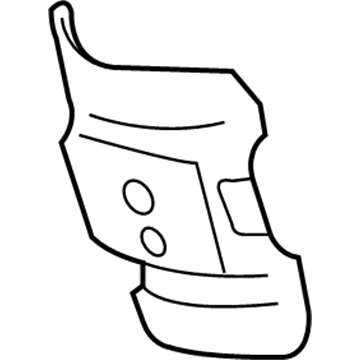 Toyota Highlander Exhaust Heat Shield - 17168-36020