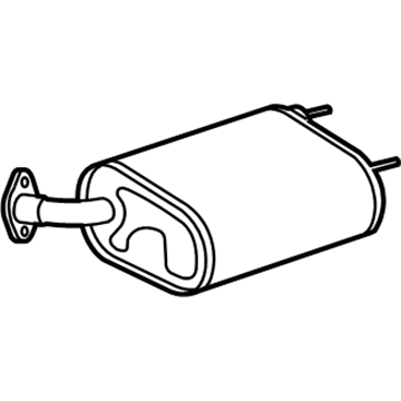 Toyota Camry Muffler - 17440-0P040