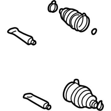 Toyota 04428-42070 Boot Kit, Front