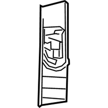 Toyota 73023-02060-C2 Anchor Plate, Passenger Side
