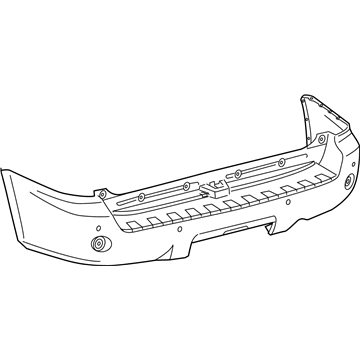 Toyota Sequoia Bumper - 52159-0C911