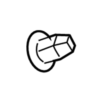 Toyota 90189-A0008 Bumper Cover Grommet