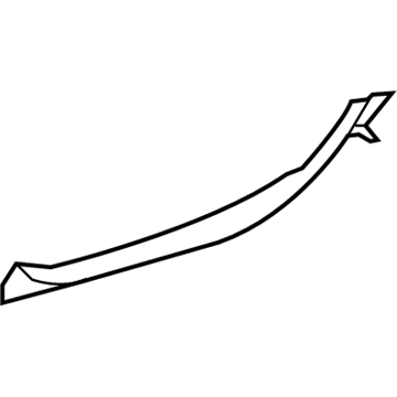 Toyota 67917-07010-C0 Rear Sill Plate, Passenger Side