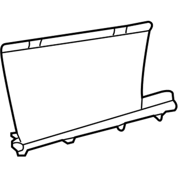 Toyota 65980-08020-B1 Sunshade, Gray, Passenger Side
