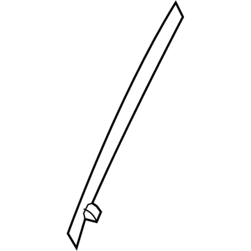 Toyota 75548-42040 Reveal Molding Fastener, Passenger Side