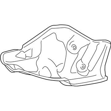 Toyota Sequoia Exhaust Heat Shield - 17168-0S010
