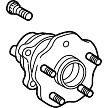 Toyota 42450-0E050 Hub Assembly, Rear