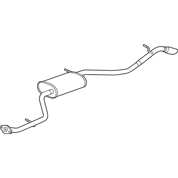 Scion iQ Muffler - 17430-47130