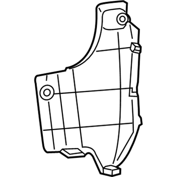 Toyota 52591-0R030 Side Seal, Passenger Side