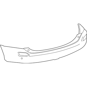 Toyota 52150-0R110 Bumper Cover, Rear