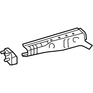 Toyota 57027-17901 Front Side Rail