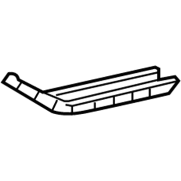 Toyota 57053-17010 Upper Reinforcement, Passenger Side