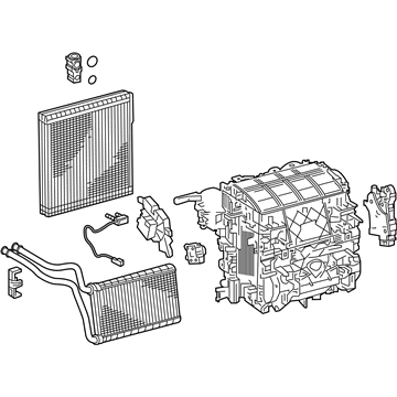 Toyota Prius AWD-e Evaporator - 87050-12C10