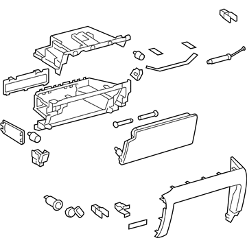 Toyota 4Runner Glove Box - 55303-35050-C0
