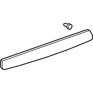 Toyota 75814-08010-H0 Lower Molding, Silver
