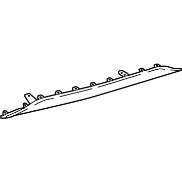 Toyota 52453-0D090 Bumper Guard, Rear Center