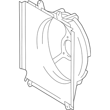 Toyota RAV4 Fan Shroud - 16711-74540