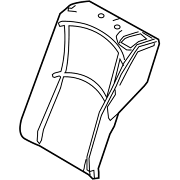 Toyota 71652-47190 Seat Back Pad