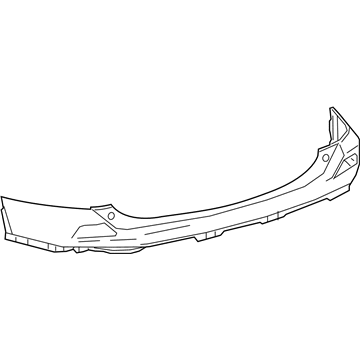 Toyota 52159-0R914 Bumper Cover, Rear Driver Side