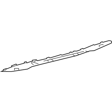 Toyota 52405-0R010-B0 Valance Panel, Silver, Rear