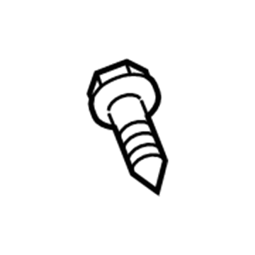 Toyota 93567-55020 Handle, Inside Screw