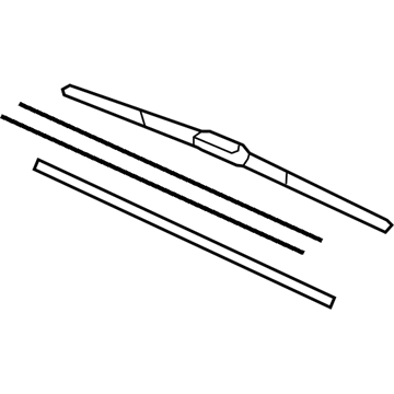 Toyota Corolla Wiper Blade - 85222-YZZ18-TM