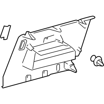 Toyota 64271-06070-C0 Partition Panel