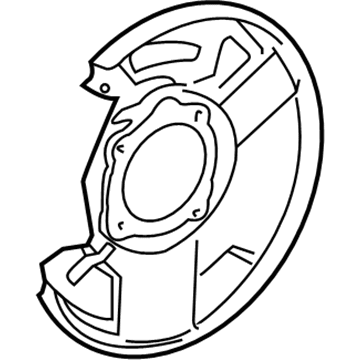 Toyota 47704-34031 Splash Shield