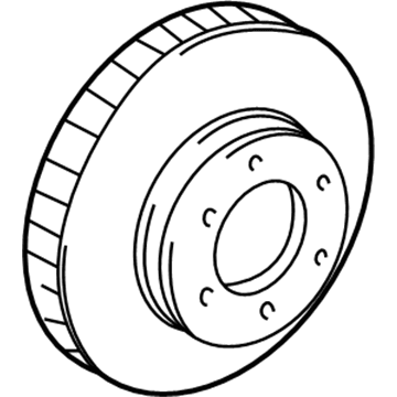 Toyota 43512-0C011 Rotor, Front
