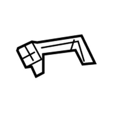 Toyota 66414-52350 Headliner Spacer, Rear Passenger Side
