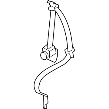 Toyota FJ Cruiser Seat Belt - 73360-35330-C0