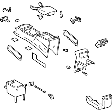 Toyota Center Console Base - 58910-35170-E0