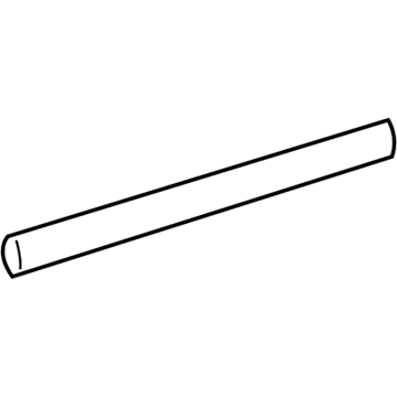 Toyota PT938-48141-01 Molding Kit, Silver, Front
