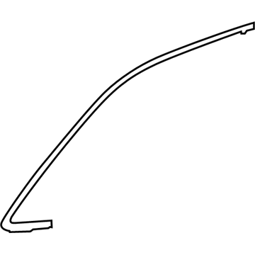 Toyota 75753-0E020 Frame Molding, Upper Passenger Side