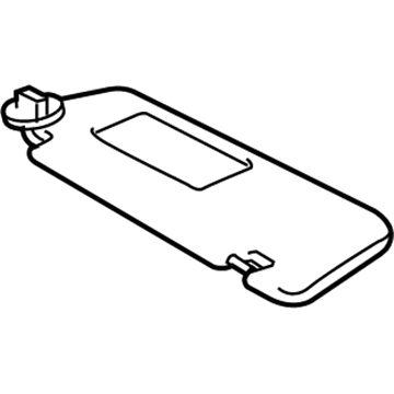 Toyota Matrix Sun Visor - 74320-12L60-B0