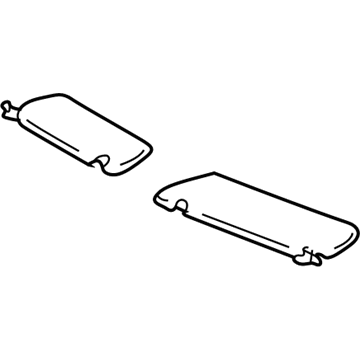 Toyota 74320-35560-B0 Sunvisor