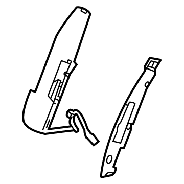 Toyota 72996-08110 Side Cover, Passenger Side