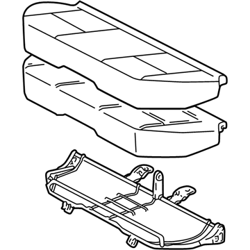 Toyota Tacoma Seat Cushion - 71460-04070-B0
