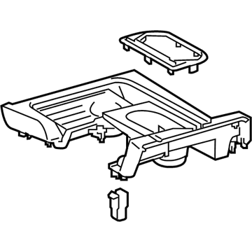 Toyota 58804-0C100-C0 Front Panel, Upper
