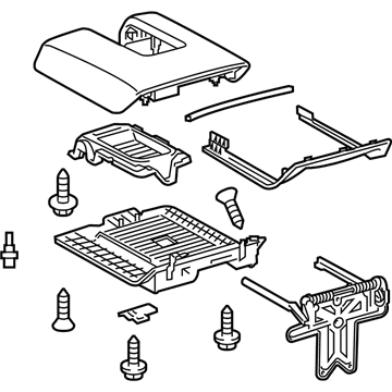 Toyota 58905-0C140-C1 Armrest