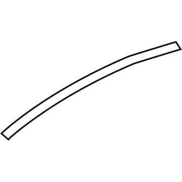 Toyota 75985-0T010 Black Out Tape, Passenger Side