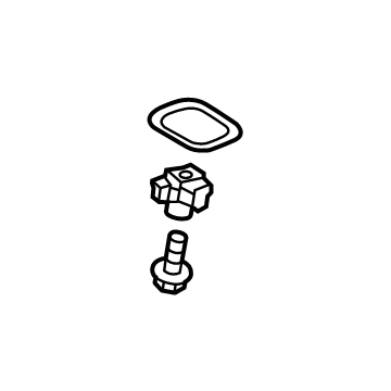 Toyota 86769-K0010 Antenna Mount Kit
