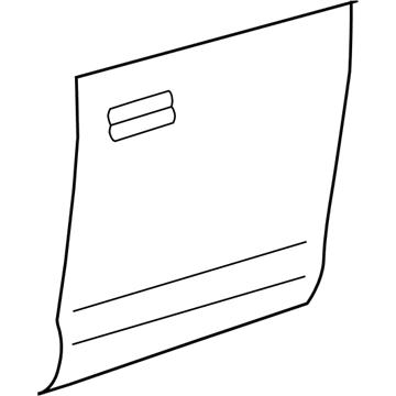 Toyota 67113-0C010 Outer Panel, Outside Passenger Side