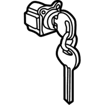 Toyota RAV4 Door Lock Cylinder - 69051-42100
