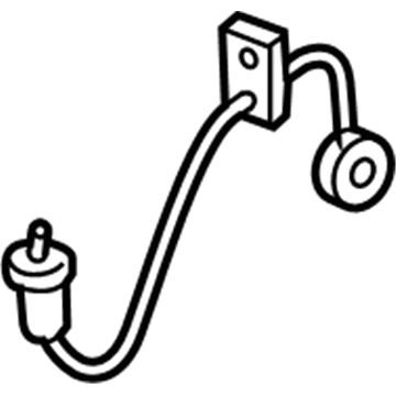 Toyota 90080-94124 Flex Hose, Rear Driver Side