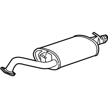 Toyota Corolla Muffler - 17430-0D460