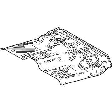 Toyota 58201-0C040 Center Floor Pan